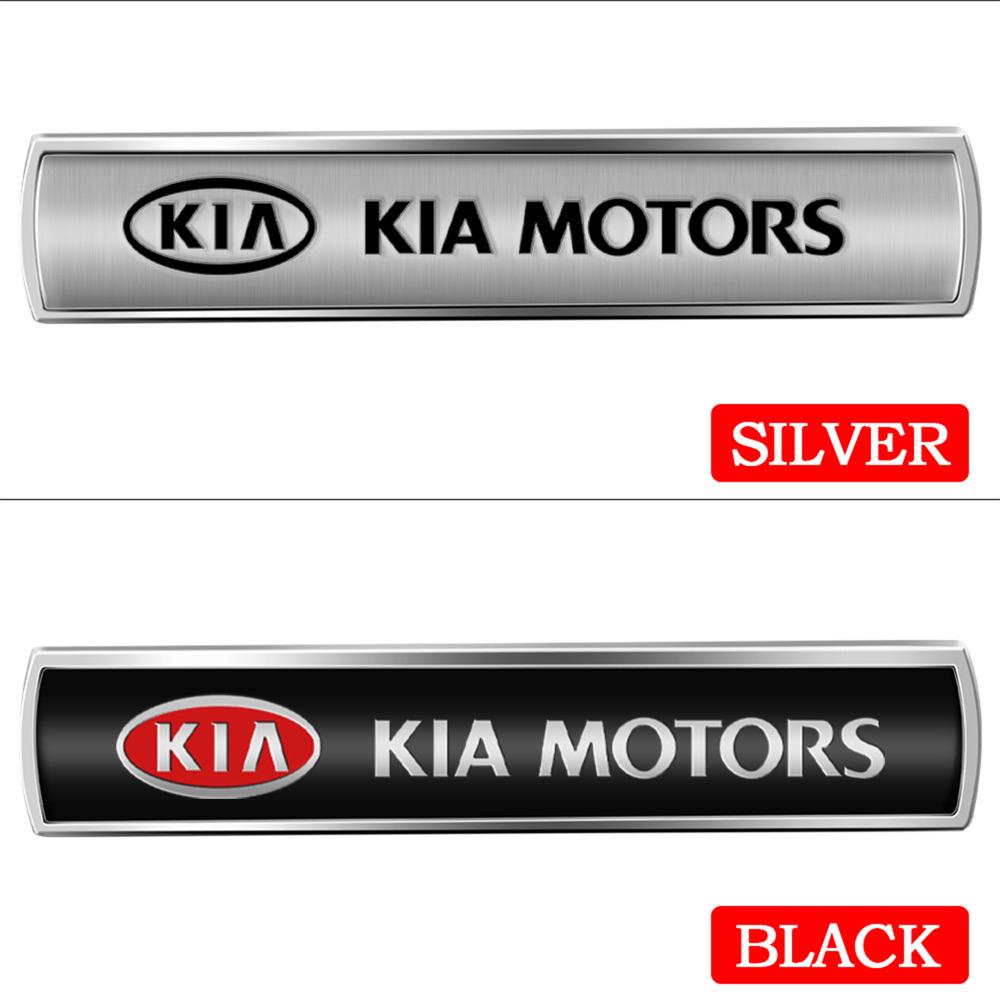 2026 Hot Car Sticker 1Pcs Car Metal Emblem Car Fender Side Tail Body Stickers For Kia Sportage Rio 3 Soul Picanto EV6 Cerato Nir