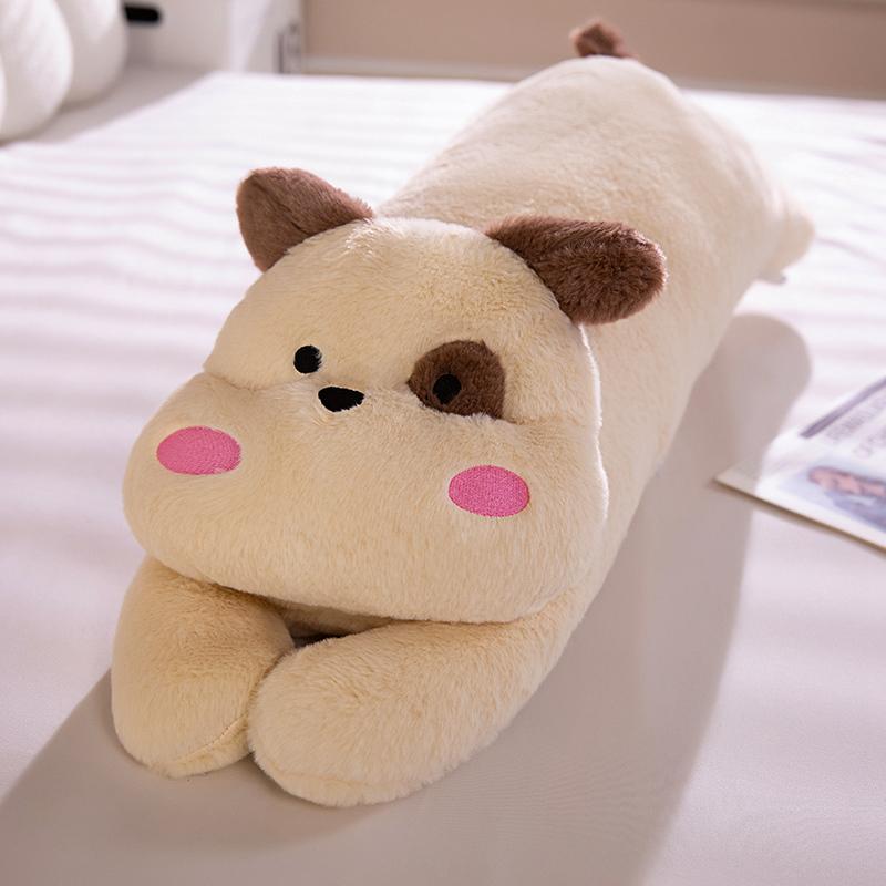 Cute Stuffed Long Pillow Cartoon Rabbit Dog Cat Shape Plush Toys Cushion for Sofa Chair Home Decoration Long Pillow Gift Decor
