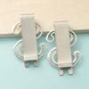 1Pcs Slim Money Clip Stainless Steel Cash Bills Credit Clip  Dollar Design  Coin Banknote Cash Clamp Holder