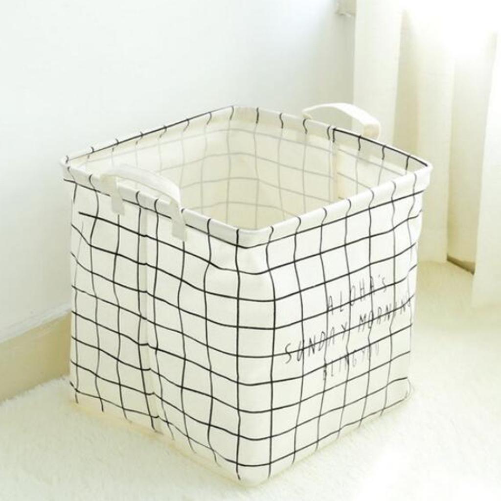 3 Kitchen Storage Basket With Handles, Laundry Hamper Toys Bucket