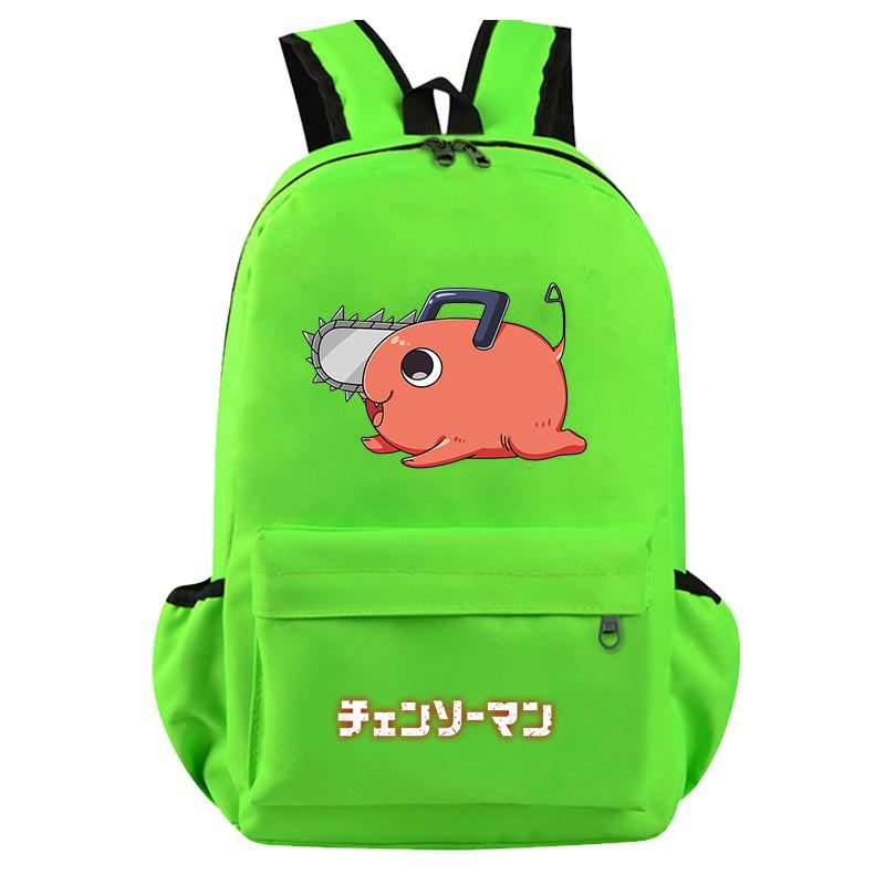 Anime Chainsaw Man Rucksack für Jungen Mädchen Hildren Zurück zur Schule Schultasche Student Kawaii Rucksack Luffy Nami Lysop Leichte Taschen