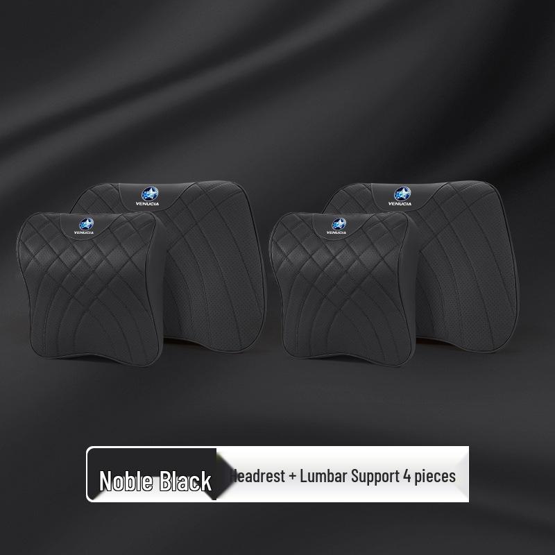 Headrests and Lumbar Support for Venucia Cars: Compatible with D60, T60, Venucia Star, T90, T70.