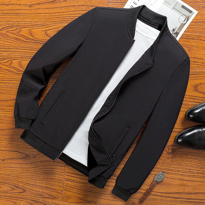 

Men s Slim Fit Casual Jacket - Spring/Autumn Trendy Style for All Ages, Plus Sizes Available 190/Recommended Weight (165-185 jin)