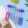 1Pc  Colored Metal Flamingo Pen 0.5mm Quick Drying Without Touching Hands Suitable for Office W, Diaries, and Student Classroom Prizes Back To School