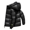Black Gold Graphene Goose Down Jacket - Autumn/Winter Hooded Casual Fashion Outerwear