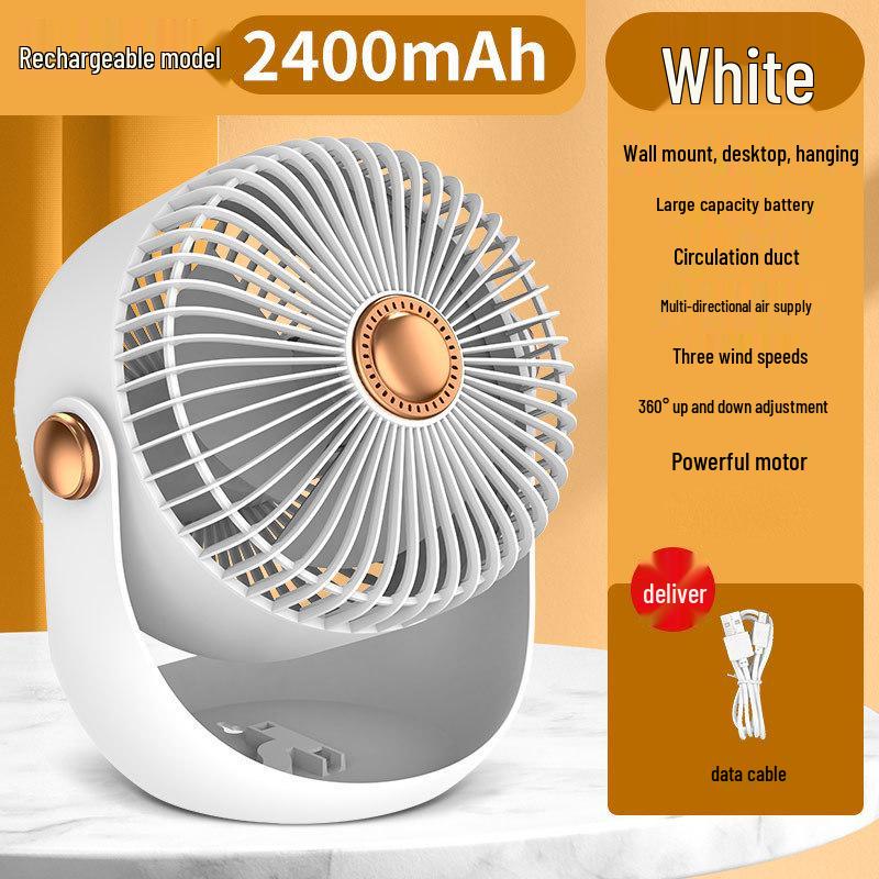USB Mini Desktop Clip Fan - Ultra-Quiet, Multi-Functional for Dorms & Offices
