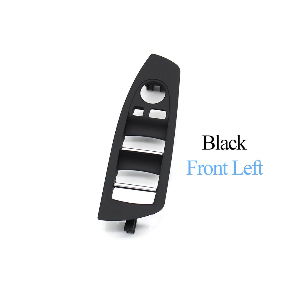 Upgraded Car Interior Front Door Window Control Lifter Switch Cover Panel Trim For BMW 7 Series F01 F02 730 735 740 745 750 760
