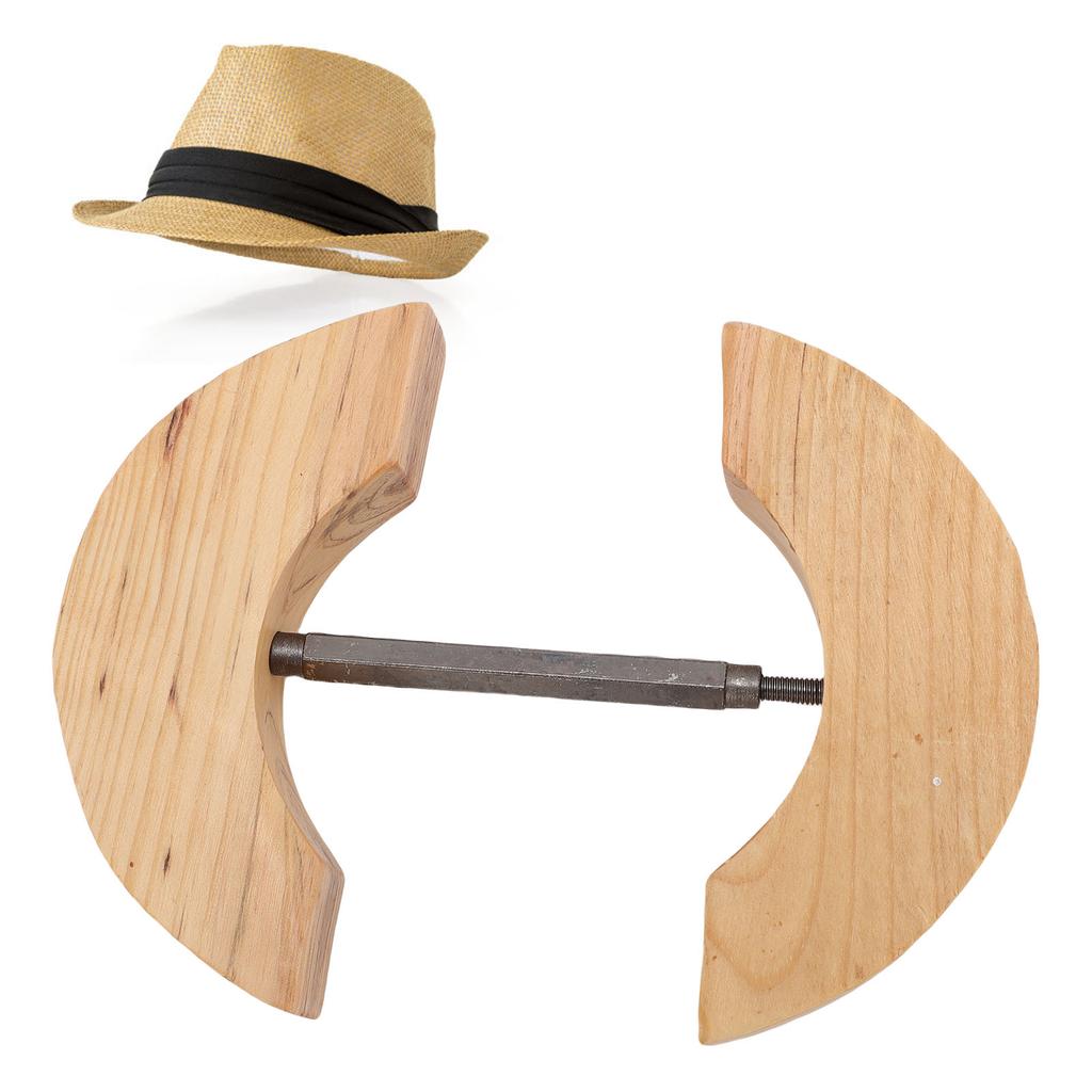 Heavy Duty Hat Stretcher Beech Wood Reshaper Shape Fixation Easy To Stretch for Fitted Hats
