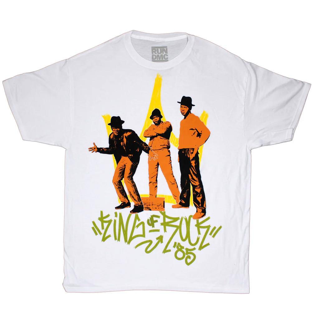 Run DMC Merch T-shirt King Of Rock 1985 Shirt - L L