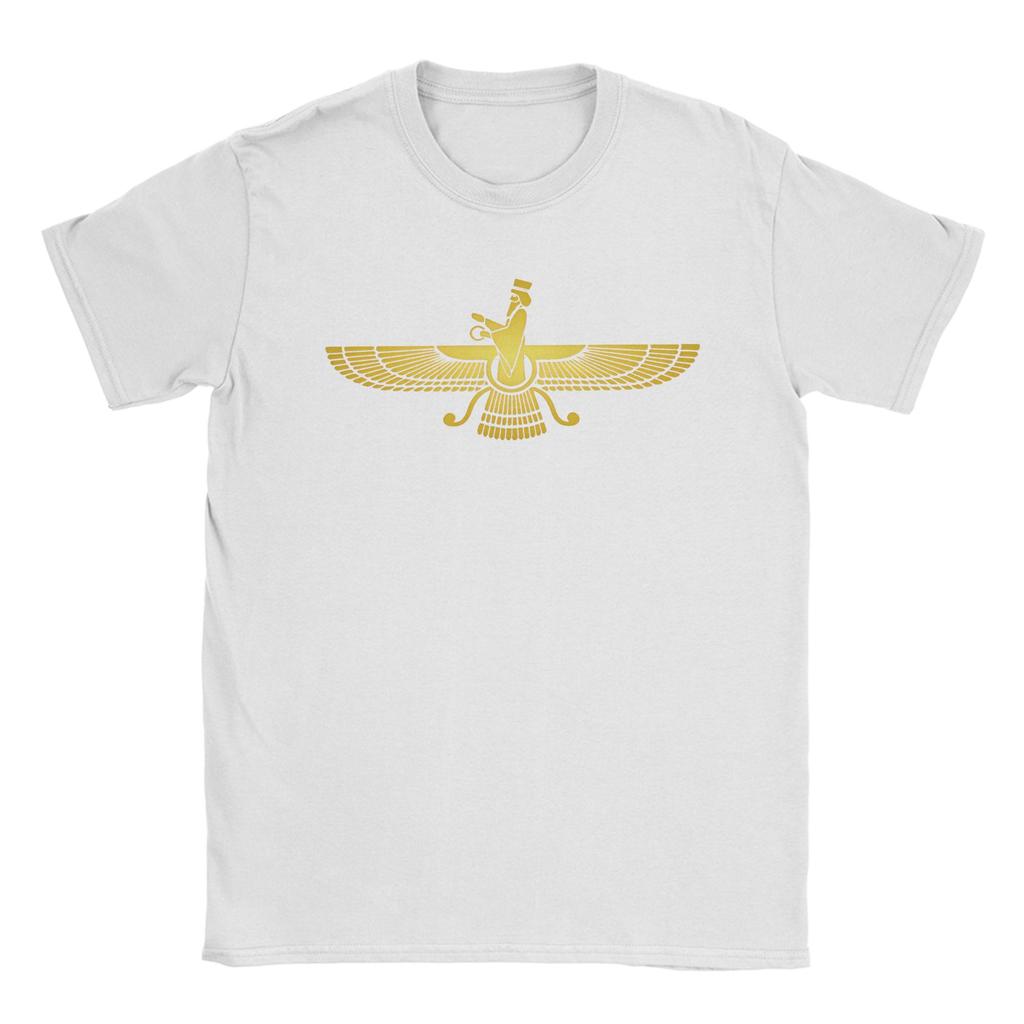 Farvahar Faravahar Iranian  Tee Shirt for Unisex Women Graphic T Shirts  Cotton Clothes