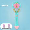 Magic Wand Bubble Machine with Solution for Boys and Girls Toy Bubble Blower With Princess & Fairy Stick Electric Bubble Machine