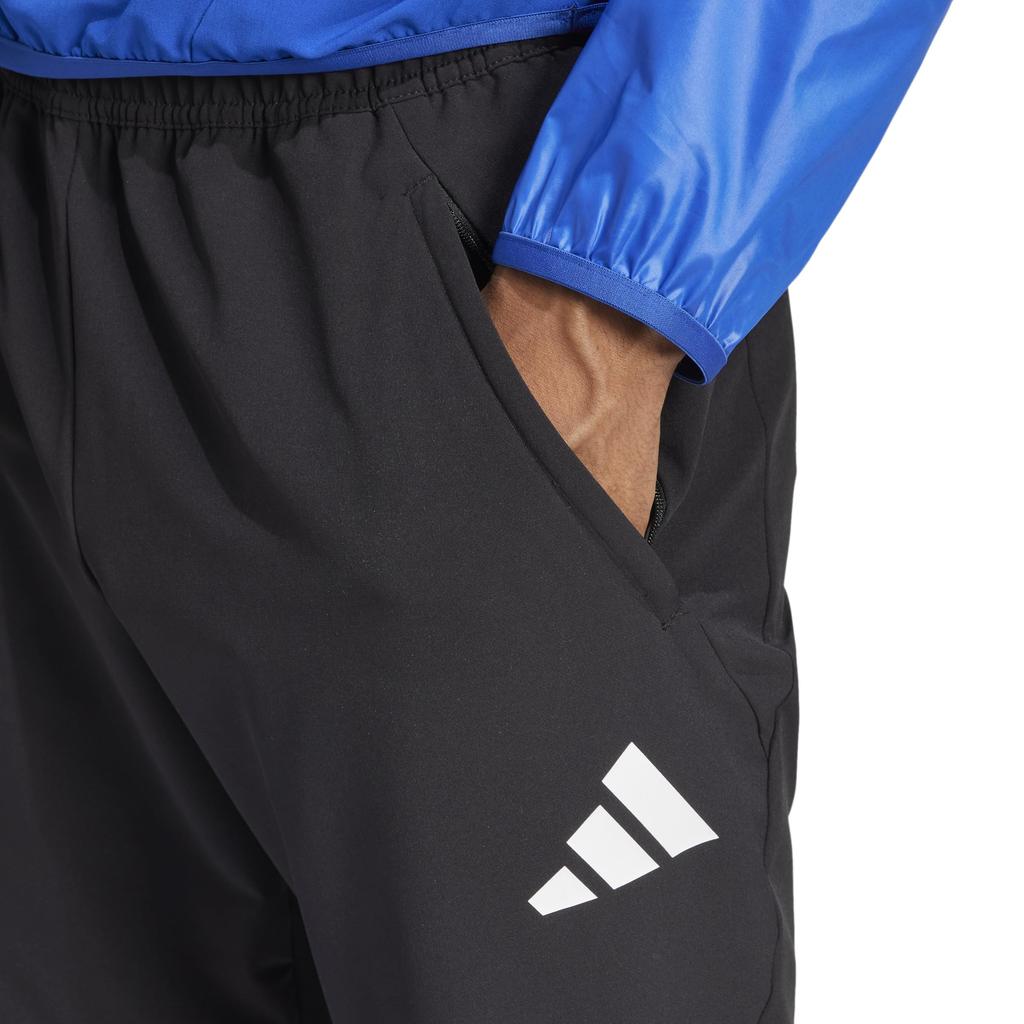 adidas Soccer Long Training Pants for KRX43 Size M Pants, Men, Black/White (JC6276)