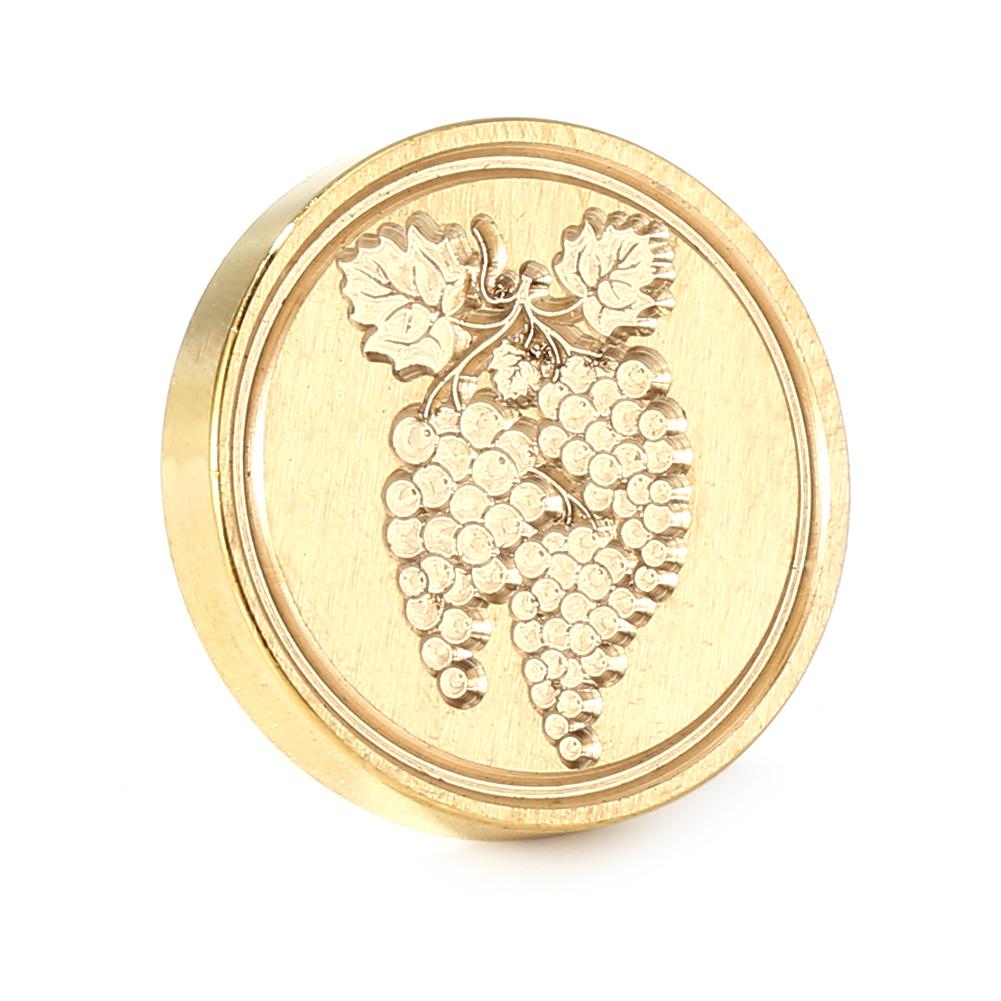 Vintage Wax Seal Stamp Head Flowers Sculpture Stamp Replace Copper Head Retro DIY Sealing Wax Kits Greeting Card Decor