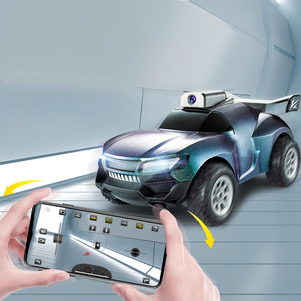 1:20 RC Car With 1080P HD Camera 2.4Ghz WiFi FPV High Speed Remote Control Truck With App Control LED Light