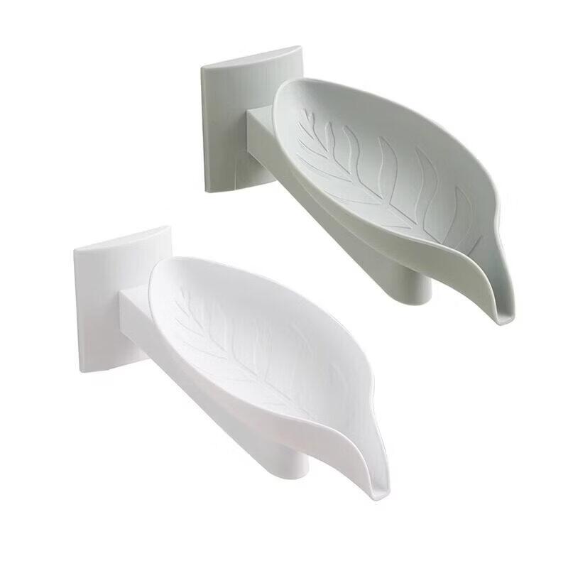 LIEI Leaf-Shaped Suction Cup Soap Holder