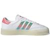 Adidas Originals Sambarose Synthetic Leather Low-Top Sneakers Women Sneakers White Green Pink GZ2797