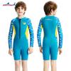 Kids 2.5mm Neoprene Wetsuit Boys Full Body Long Sleeve Dive Suit With UV Protection Warm Flexible Snorkeling Surfing
