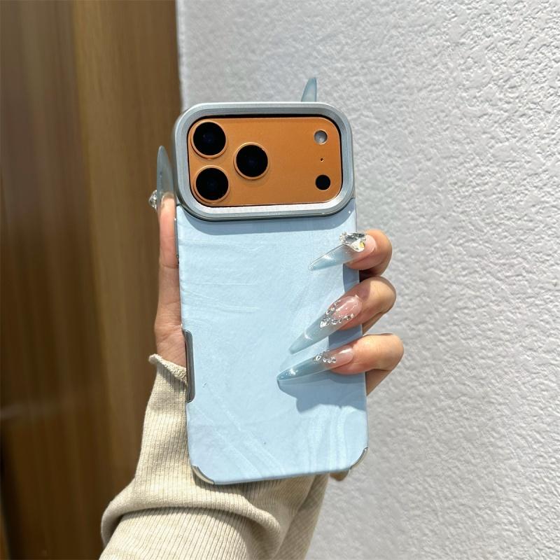 Luxury Electroplated Water Ripple Case for iPhone 17 Air 16 15 14 13 12 11 Pro Max Plus Shockproof Candy Soft Aurora Armor Coque