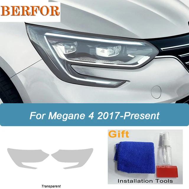 

Для Renault Megane 4 2017-Настоящее время Автомобильная Защитная Пленка для Фары Задымленный Черный Оттенок Обертка Винил Прозрачная TPU Наклейка прозрачный
