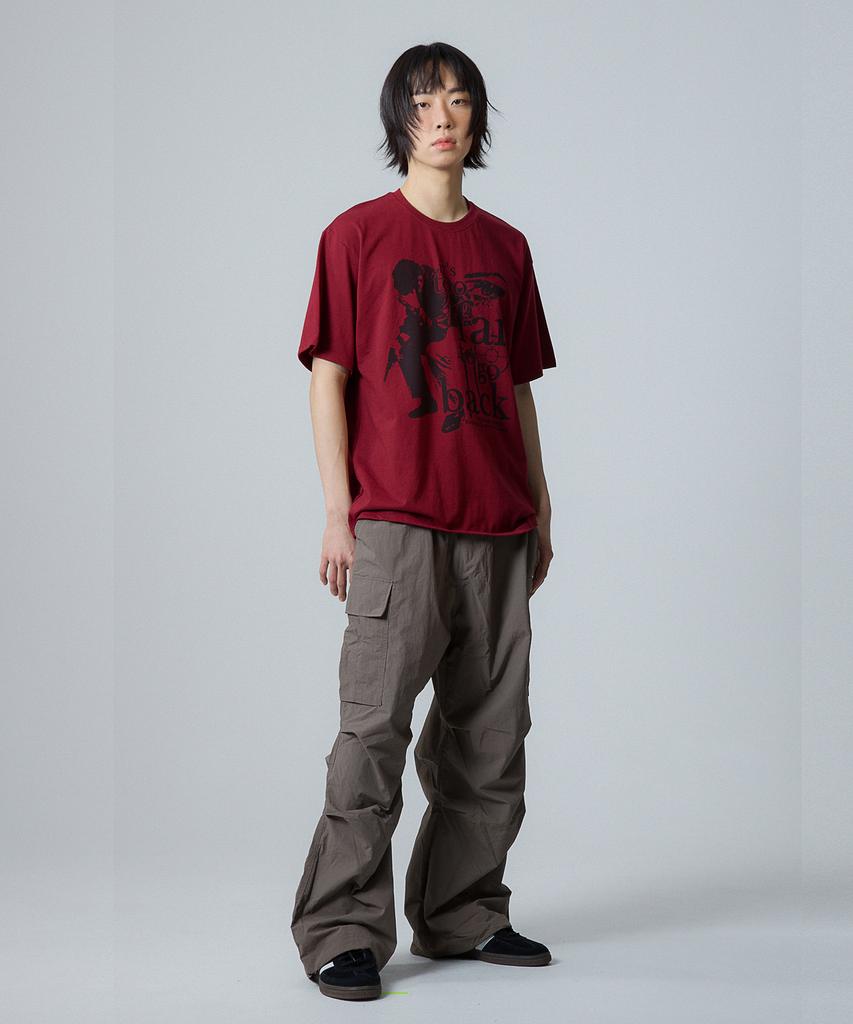 Nasttingijeubeleoldaenmi Vintage Artwork Tee_Burgundy