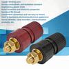 1 Pair Copper Binding Post 32mm Screw Rod M6 Thread Copper Welding Terminal 220V 380V 44mm Length Welding Binding Post