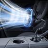 USB Powerful Quiet Car Cooling Fan Rotatable Portable Car Cup Holder Fan for Car Van Truck SUV RV