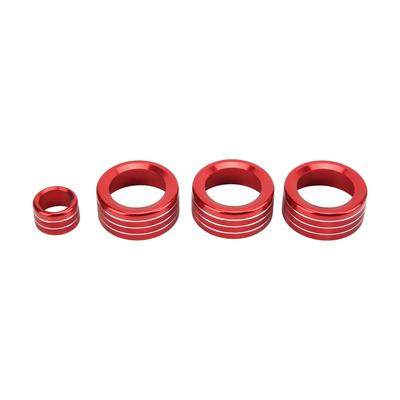 Bague de commutateur AC Couvercle de bouton de volume Alliage d'aluminium Élégant Ajustement parfait Remplacement pour Civic 2022