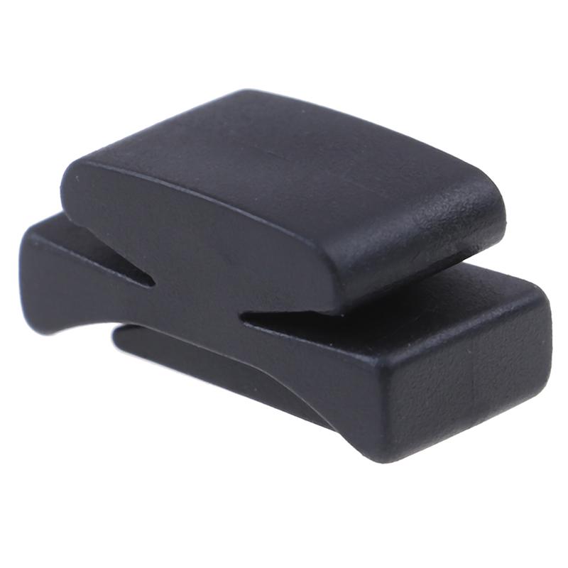 Süßes Gitarrenzubehör 1 Stück Schwarzer Gummi-Gitarrenplektrumhalter Zum Befestigen am Kopf