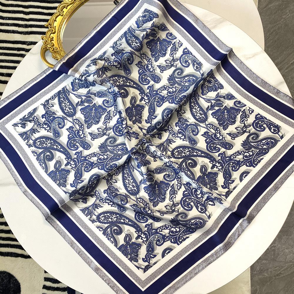 70cm Hair Print Silk cool Feeling Scarf For Women Fashion NeckTie Hand Bag Foulard Wrist Kerchief Shawl Wraps Hajib Lady