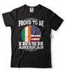 Iers Patriottisch Shirt Ierland USA Shirt Iers-Amerikaans Patriottische T-shirt Ierse Cadeaus
