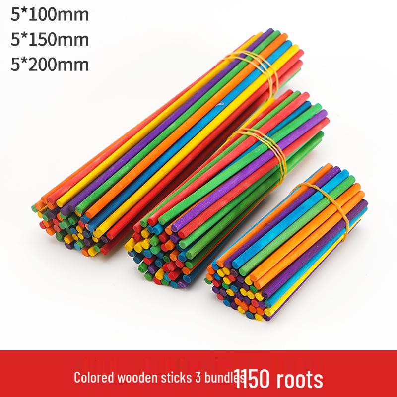 Bamboo and Wooden Craft Sticks: DIY Model Strips and Slices
