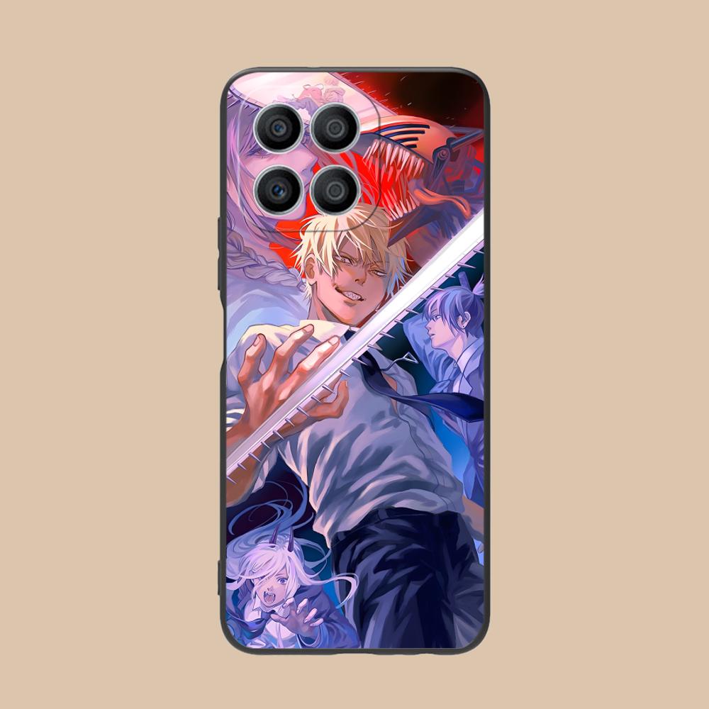 Kettensägenmann Handyhülle für Honor 90 80 70 60 50 30 20 10 9 8 7 Pro S SE Lite 5G Farbdruckhülle Luxushülle