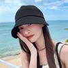 Ponytail Hat Beach Caps Wide Brim Fisherman Cap Foldable Visors Hat