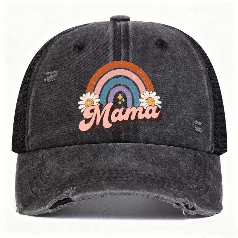 

1PC Retro Leisure Matching Baseball Caps for Women,outdoor Summer Sunshade Adjustable Embroidered Driver Caps for Mother s Day Adjustable чорний
