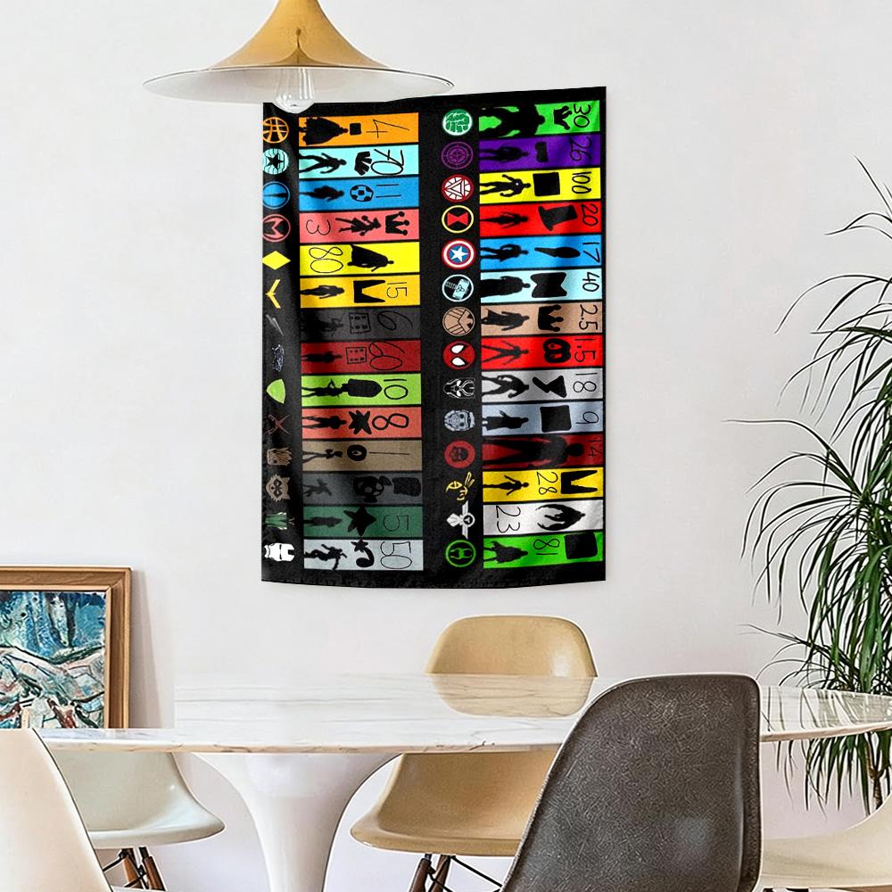 Numberblocks Wall Decor Tapestry Art For Pet Memorial Birthdaywedding Party Backdrop Family Gift
