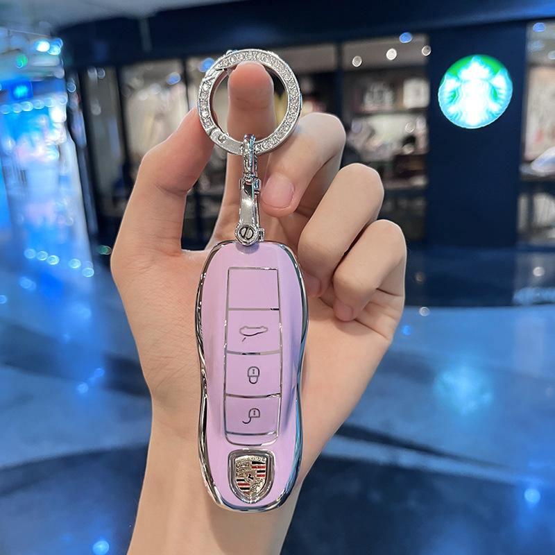 For Porsche Key Case Paramela Panamera Cayenne Buckle Macan911 Case