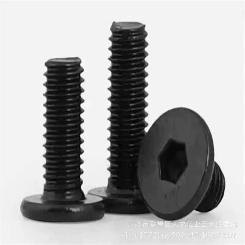 CM Internal Hexagon Flat Head Machine Screw M2/M2.5 - Large Thin Flat Head, Sizes 4/5/6