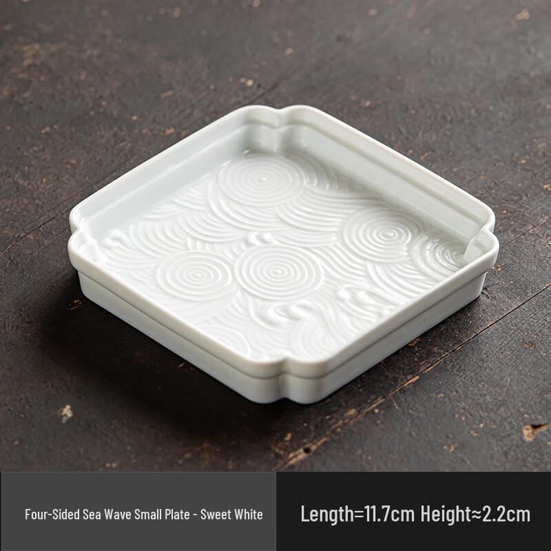 Minimalist Ceramic Polygon Serving Plate