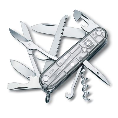 VICTORINOX Huntsman Silvertech Schweizer Armee Multifunktionale Katastrophenvorsorge Berg Inklusive Swiss Made mit 15 Jutoku Messer Messer, Messer, Waren,