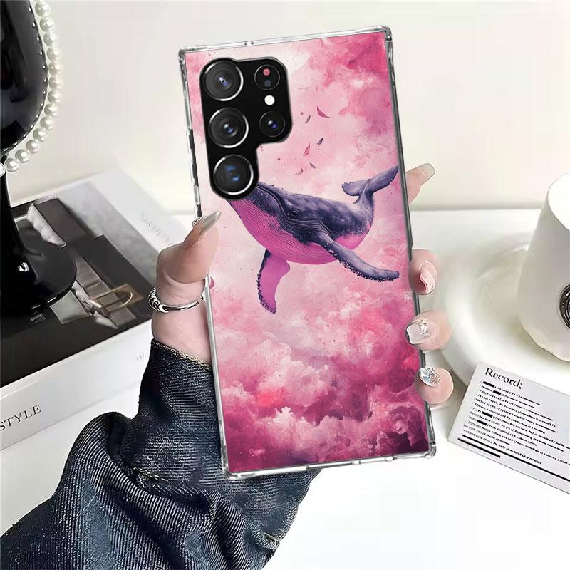 Humpback Whale Sea Giant For Samsung Galaxy Note 20 Ultra 9 8 10 Pro Phone Case S10E S10 Lite S9 Plus S8 + S7 Edge A6 A7 A8 J4 J