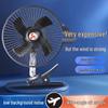 24V/12V High-Airflow Electric Fan for Trucks, Cars, Forklifts & Excavators