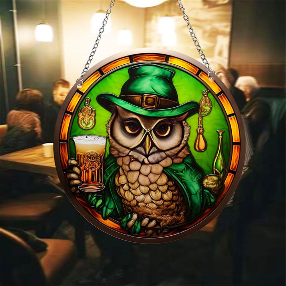 Acrylic Pendant Festive Atmosphere Pendant Beautifully St. Patricks Decoration Green Theme Pendant Lucky Symbol Easy To Hang