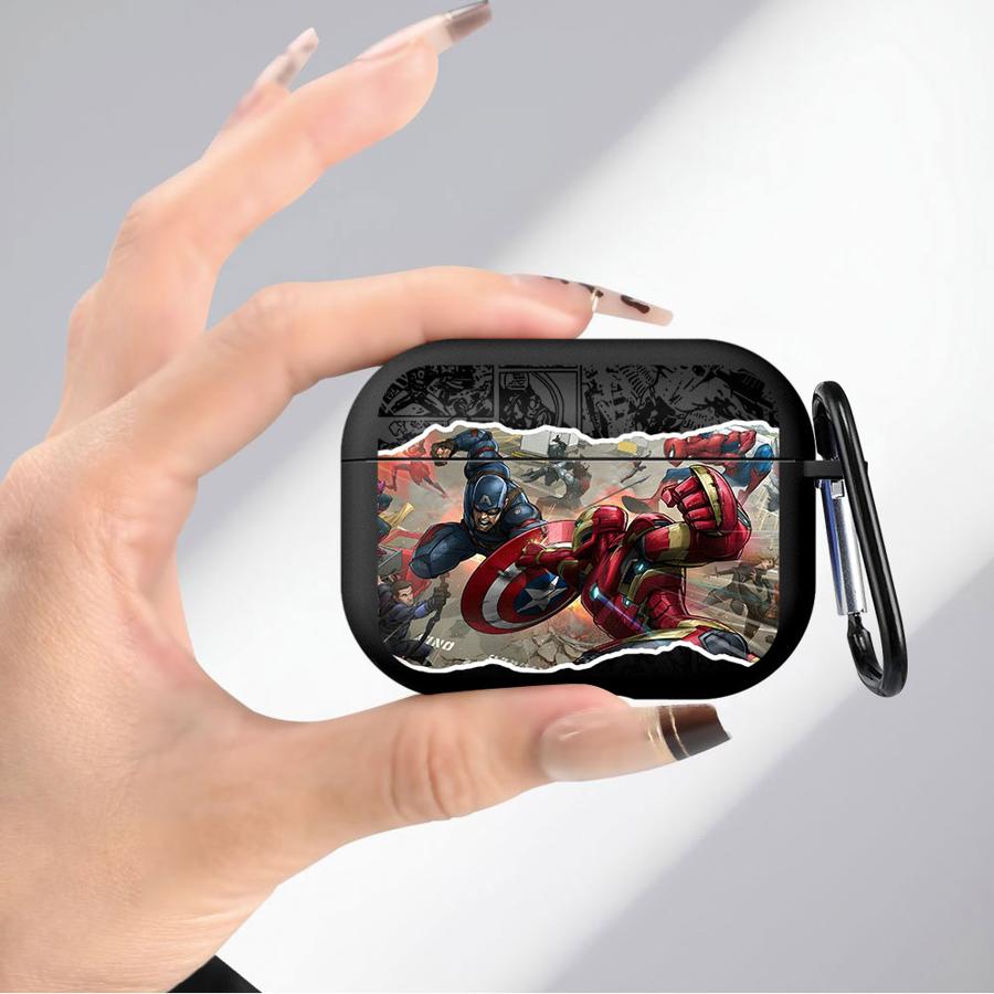 Marvel Comics Captain America Soft Earphone Cases Cover Case For Airpods 3 Pro2 Pro 4 1 Pro3 2