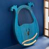 16 Saiten Lyra Harfe Mahagoni Holz Harfe Klavier Saiteninstrument Mit Stimmwirbel Ersatzsaiten