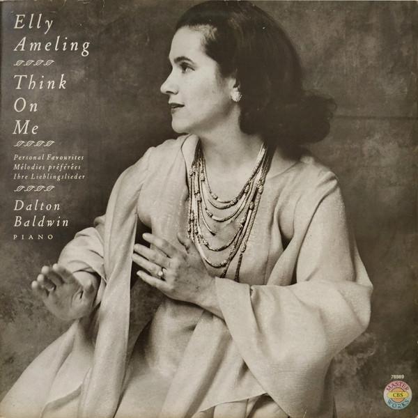 

LP Record ELLY AMELING DALTON BALDWIN Think On Me Personal Favourites 76989 CBS Masterworks 1981 Europe Classical Used