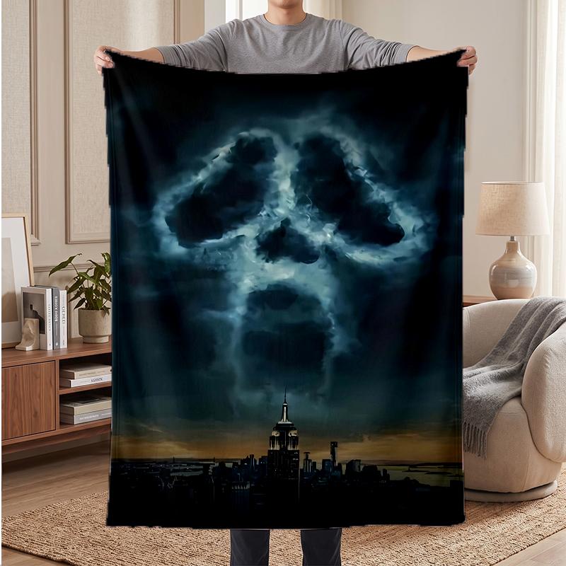 Ghostface Soft Warm Flannel Blankets Comfortable Blanket for Home Decoration Gifting