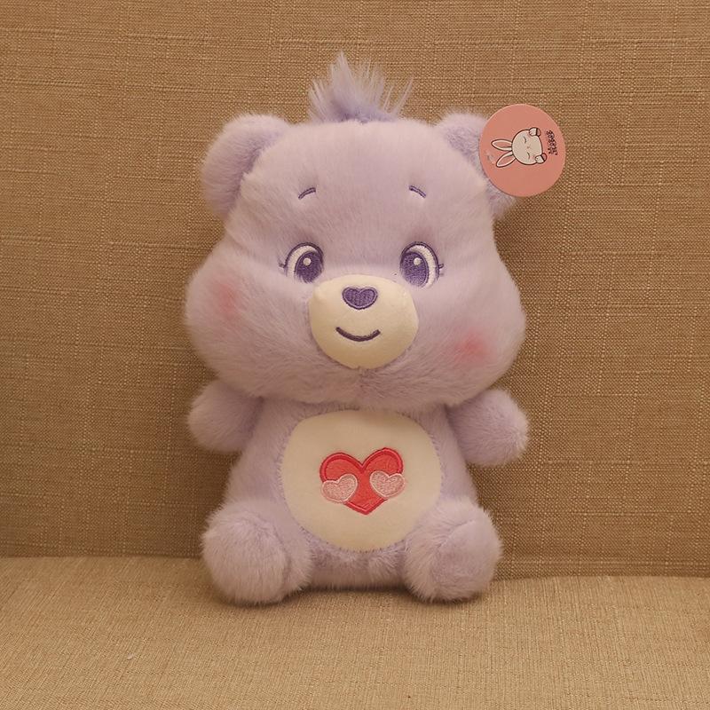 Cute Cartoon Plush Boutique Grasping Machine Doll Rainbow Bear Doll Children Girl Gift Doll