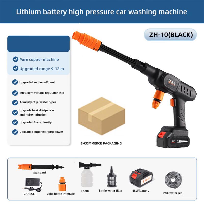 Zhonghui 21V Cordless Pressure Washer Lithium Battery Set CN plug (adapter included)