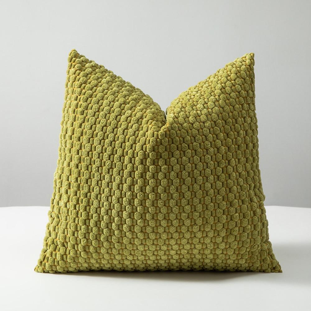 With Zipper Pillowcase Corduroy Plush Pillow Case Fashion Cushion Cases  Christmas Day