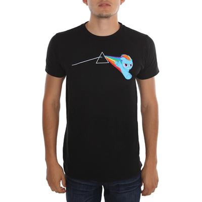T-shirt 100% Coton My Little Pony Rainbow Dash Côté Obscur T-shirts Homme Haut